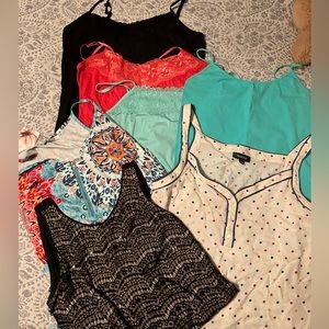 Maurices Mod Cloth camisoles tanks size large/xl set of 7